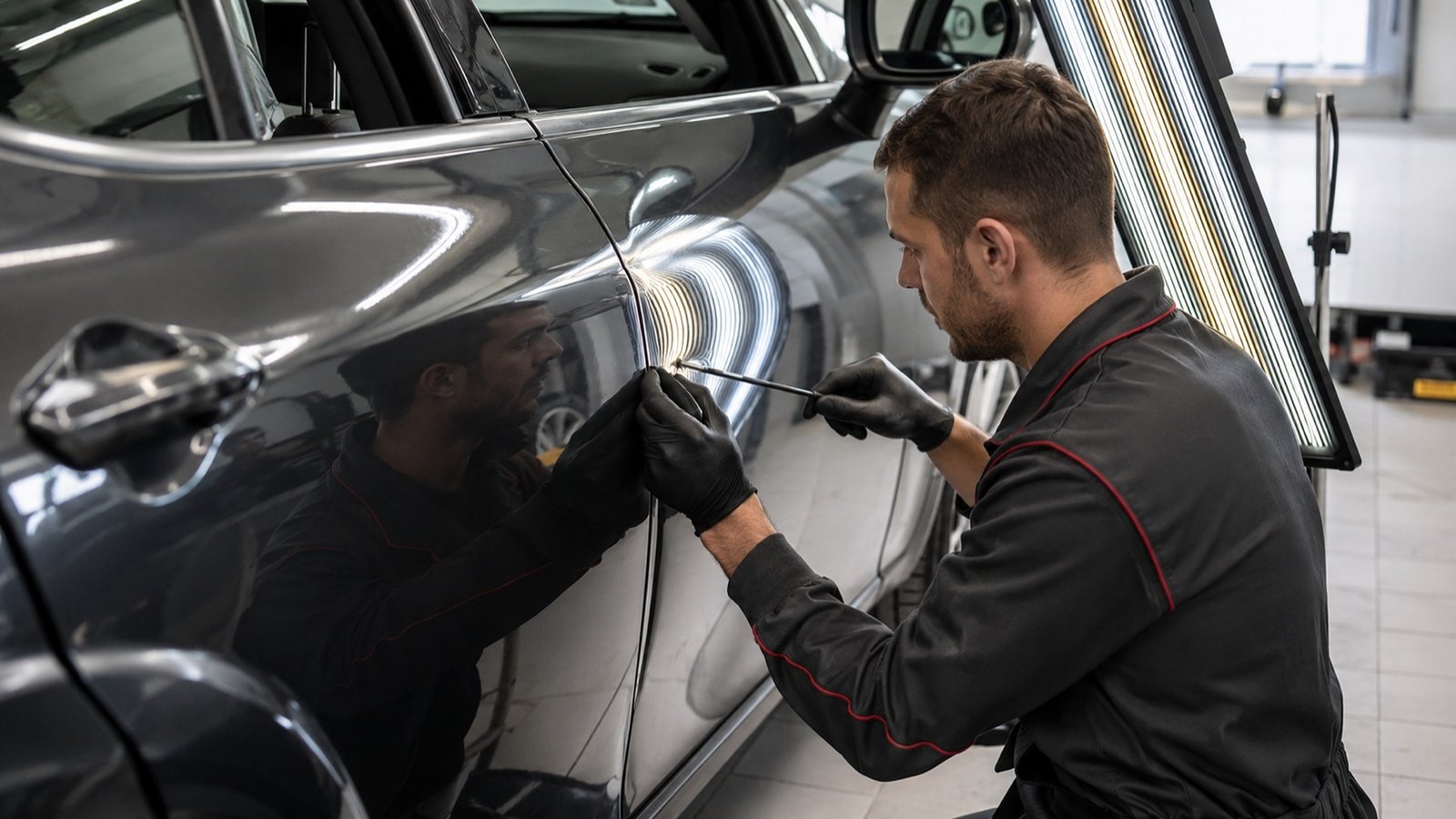 Débosselage sans peinture (PDR) — debosselage avec ou sans peinture, atelier CPM-531 à Évreux