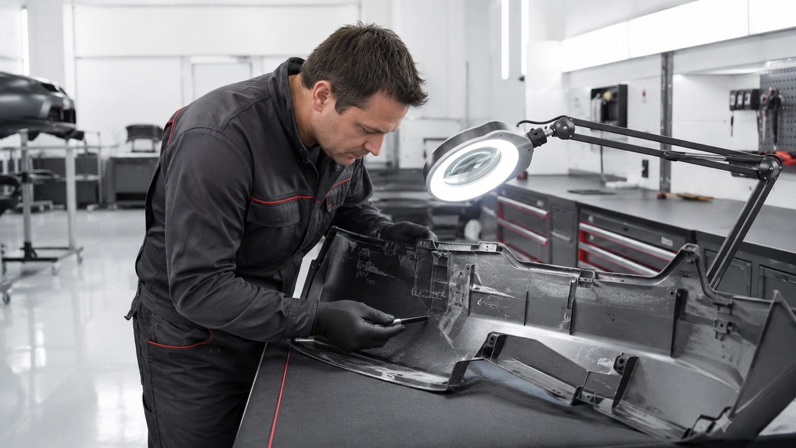 Diagnostic du plastique cassé — reparation des plastiques, atelier CPM-531 à Évreux